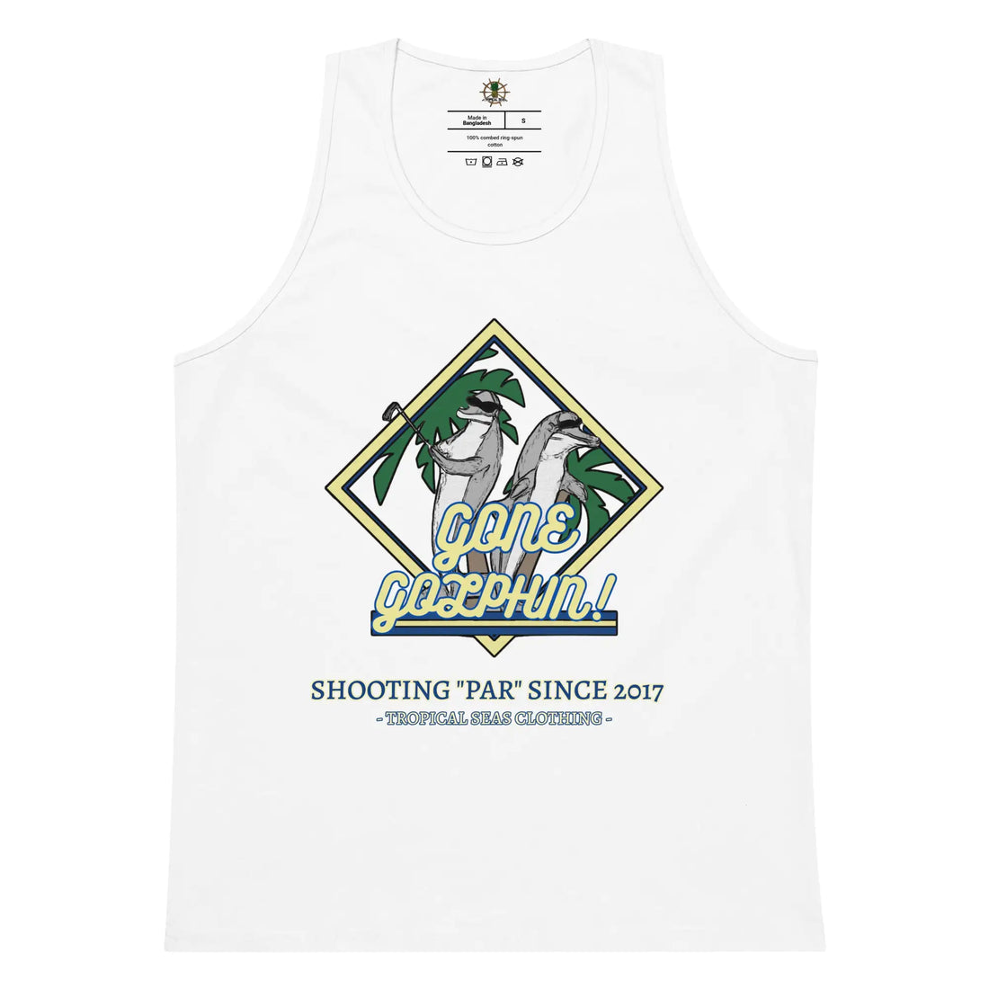 Men’s Premium Gone Golphin Tank Top - Kaiju Mafia