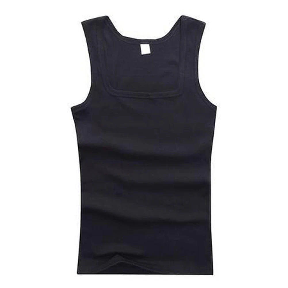 2020 Summer Plus Size Men Clothing Tank Tops Black White Gray Singlets Sleeveless Fitness Men Vest Casual Bodybuilding Vest New