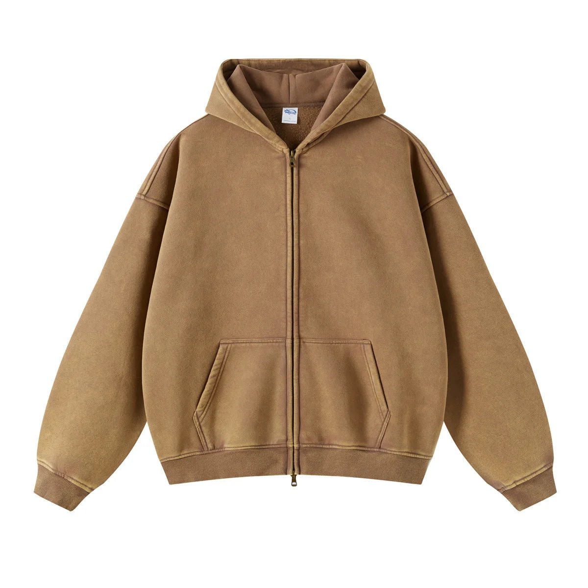 Batik fleece zippered hoodie - Kaiju Mafia