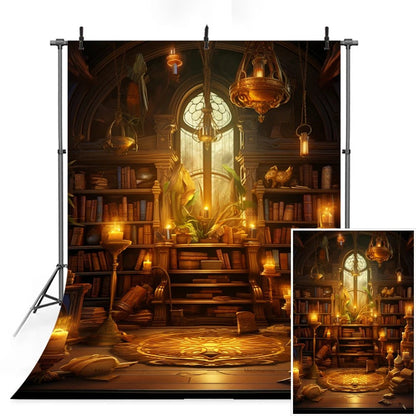 Magic Academy Vertical Section Backdrop Custom Hogwarts Theme Party Birthday Photography Poster Studio Decoration Background - Kaiju Mafia