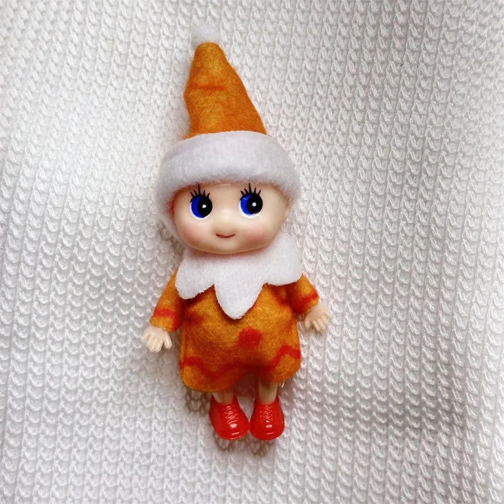 Christmas Mini Baby Elf Dolls Todder Elves Shining Kindness Craft Babies Doll Toy Decoration On The Shelf Gift For Girl Boy Kid - Kaiju Mafia