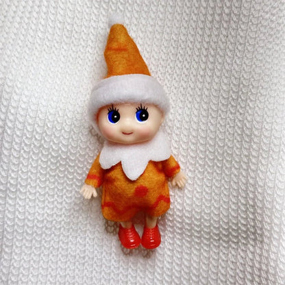 Christmas Mini Baby Elf Dolls Todder Elves Shining Kindness Craft Babies Doll Toy Decoration On The Shelf Gift For Girl Boy Kid - Kaiju Mafia