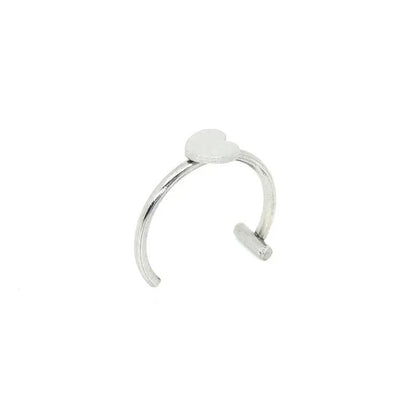 1Pc Stainless Steel Fake Nose Ring Hoop Septum Rings C Clip Lip Ring Earring Fake Nose Piercing Women Body Jewelry Non - Pierced - Kaiju Mafia