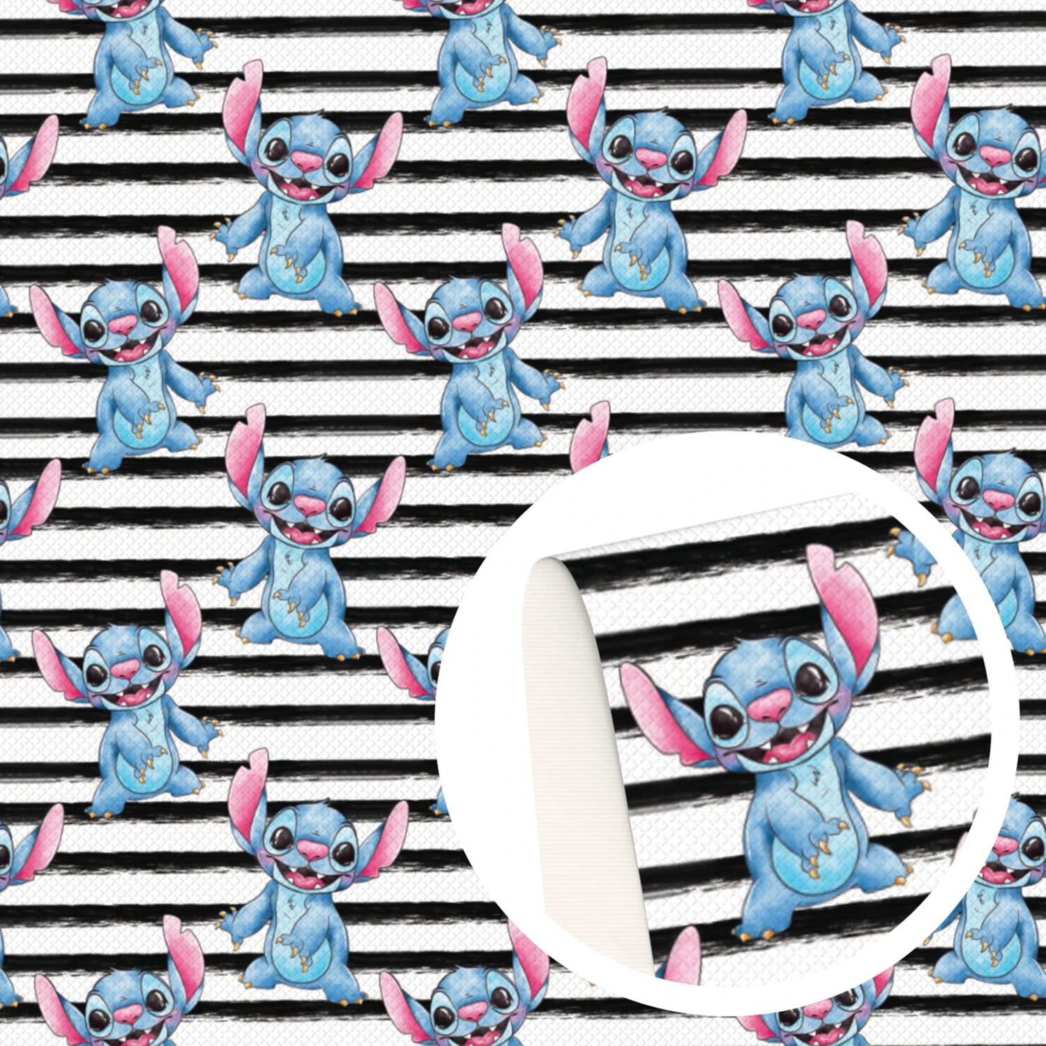 Disney Lilo and Stitch 50*145cm Polyester Cotton Fabric Sewing Quilting Fabric Needlework Material DIY Handmade