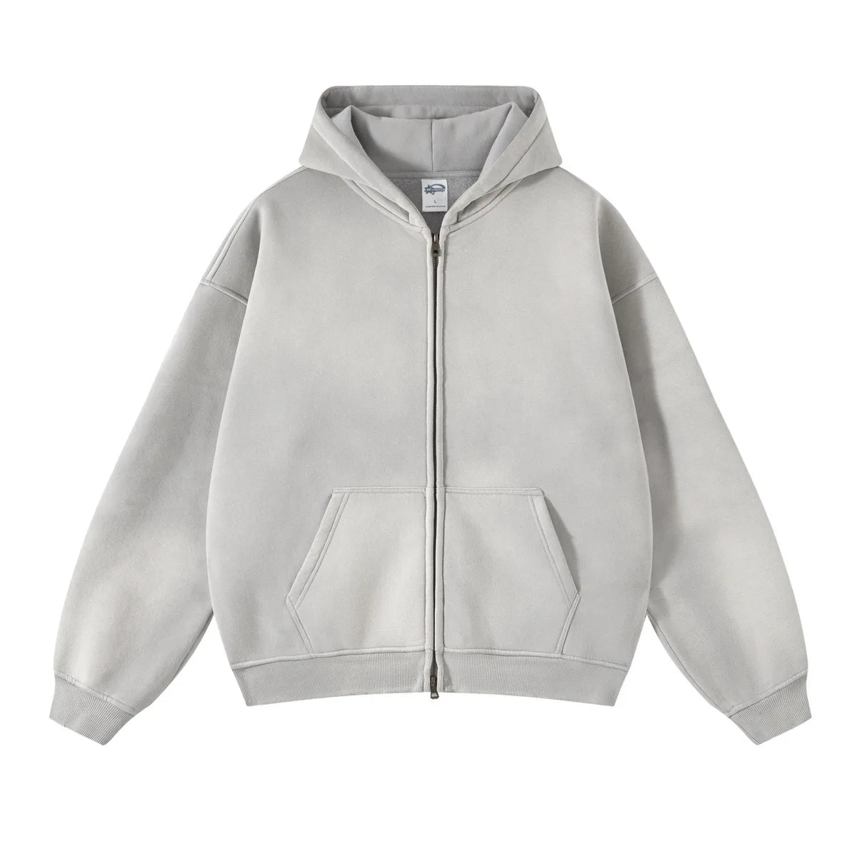 Batik fleece zippered hoodie - Kaiju Mafia