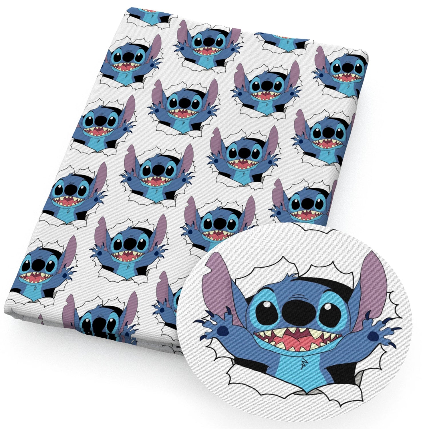 Disney Lilo and Stitch 50*145cm Polyester Cotton Fabric Sewing Quilting Fabric Needlework Material DIY Handmade - Kaiju Mafia