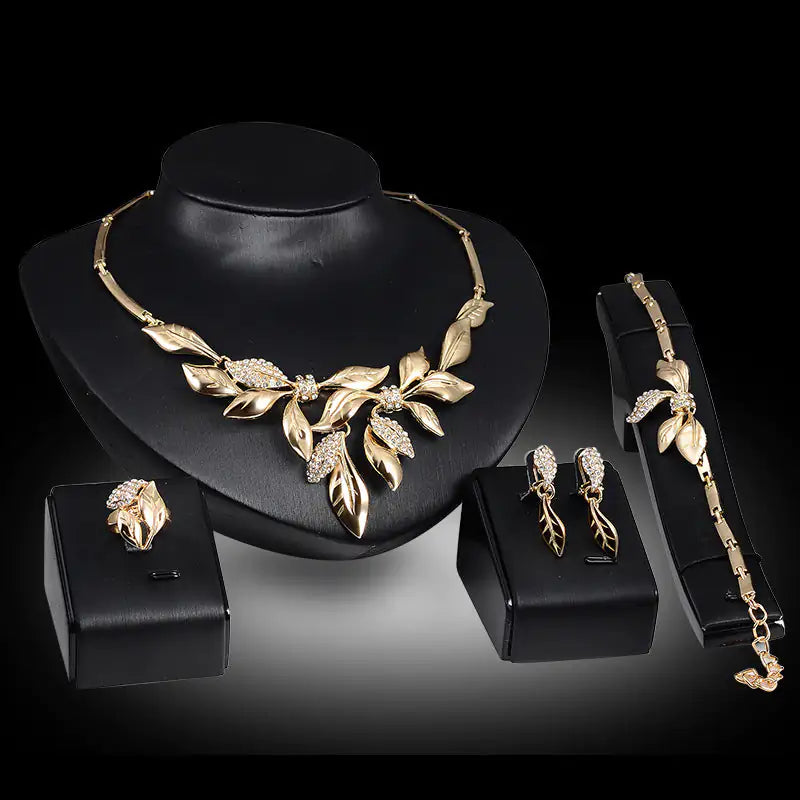 Gold Indian Jewelry Set