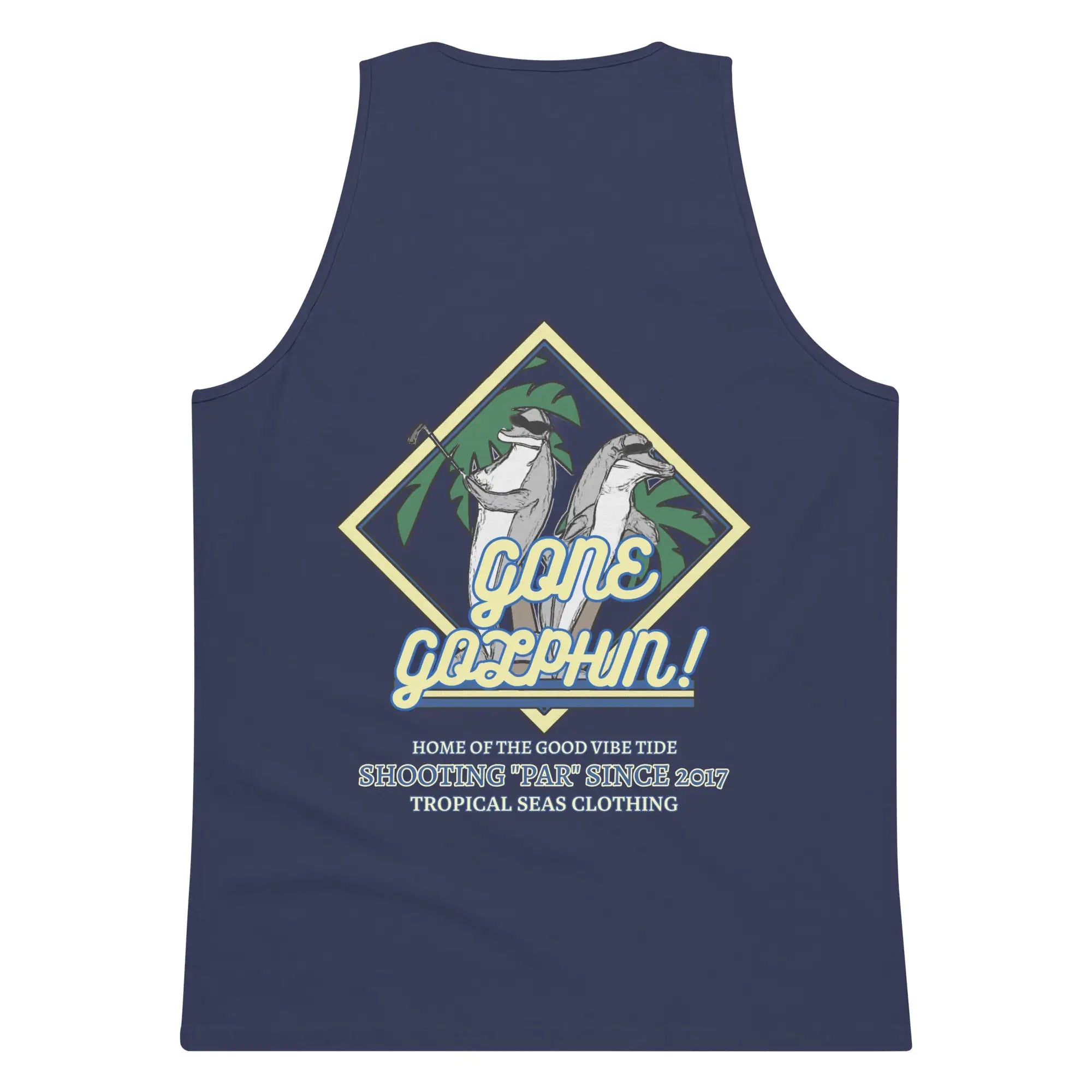 Men’s Premium Gone Golphin Tank Top - Kaiju Mafia