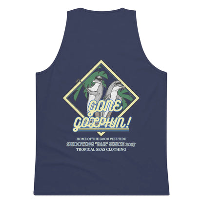 Men’s Premium Gone Golphin Tank Top - Kaiju Mafia